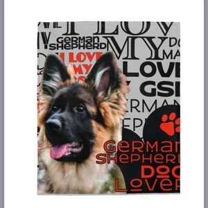 German Shepherd Dog Velveteen blanket 30x40